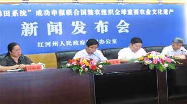 “哈尼稻作梯田系统”成功申遗