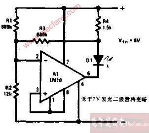 电池电平指示器电路图